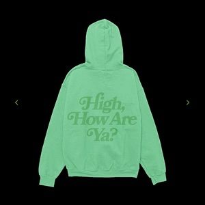 Jeffree Star HIGH HOW ARE YA MINT HOODIE